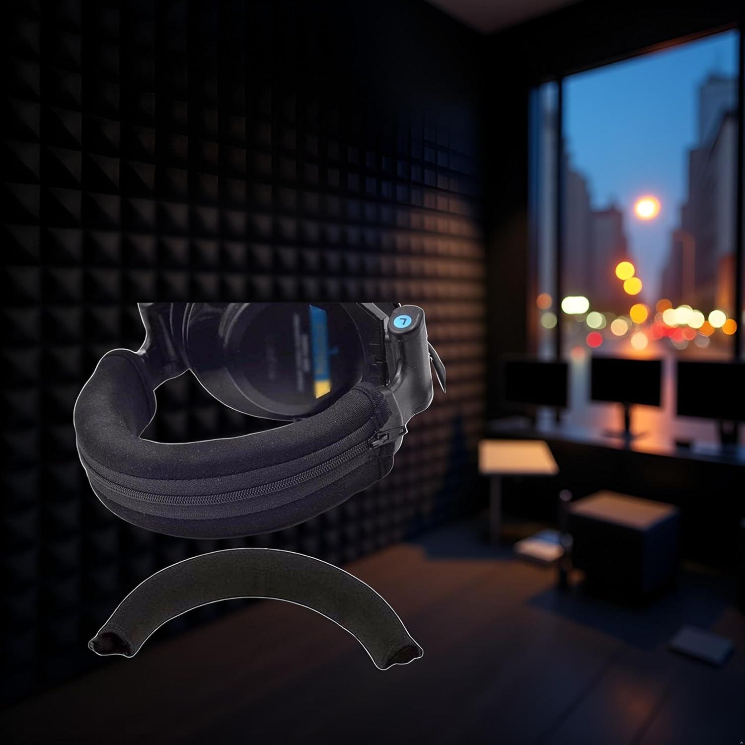 Protector de Auriculares Negro Audio Technica ATH M20 M30 M40 M50X