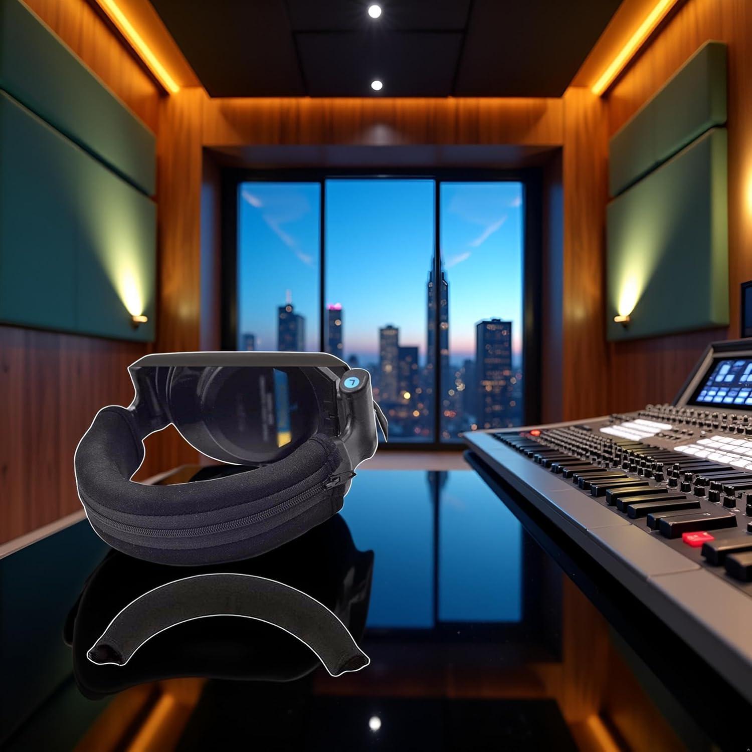 Protector de Auriculares Negro Audio Technica ATH M20 M30 M40 M50X