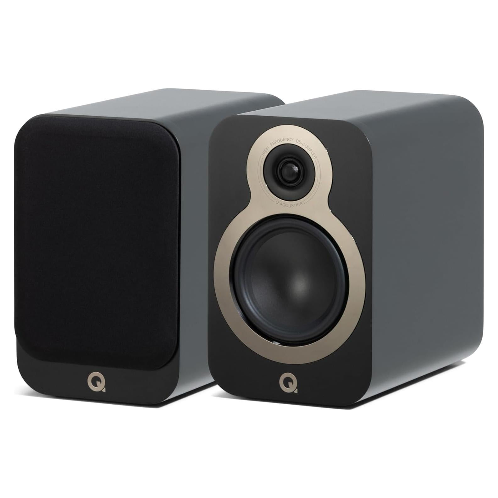 Altavoces Estantería Q Acoustics 3030c 5.5" Graves Negro Satinado