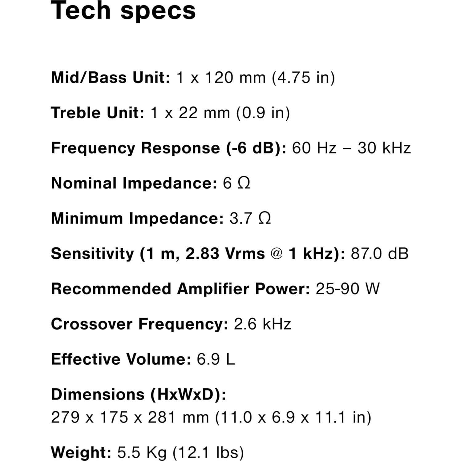 Altavoces Estantería Q Acoustics 3020c Nogal Claro 5.5 kg