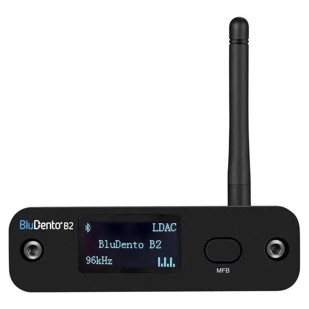 Receptor Bluetooth Hi-Fi BluDento B2 con DAC ESS y Pantalla OLED