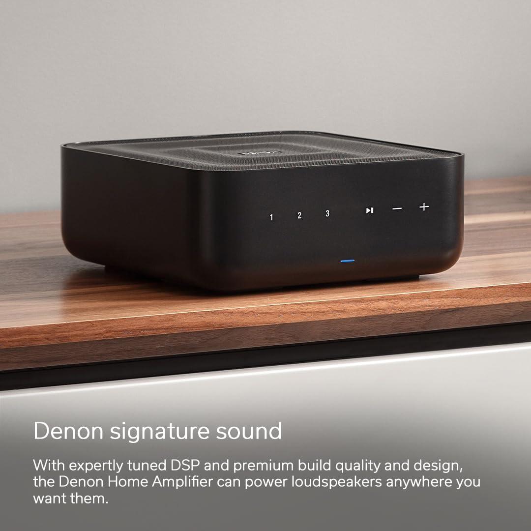 Amplificador Denon Home 100W Estéreo Compacto HEOS Bluetooth