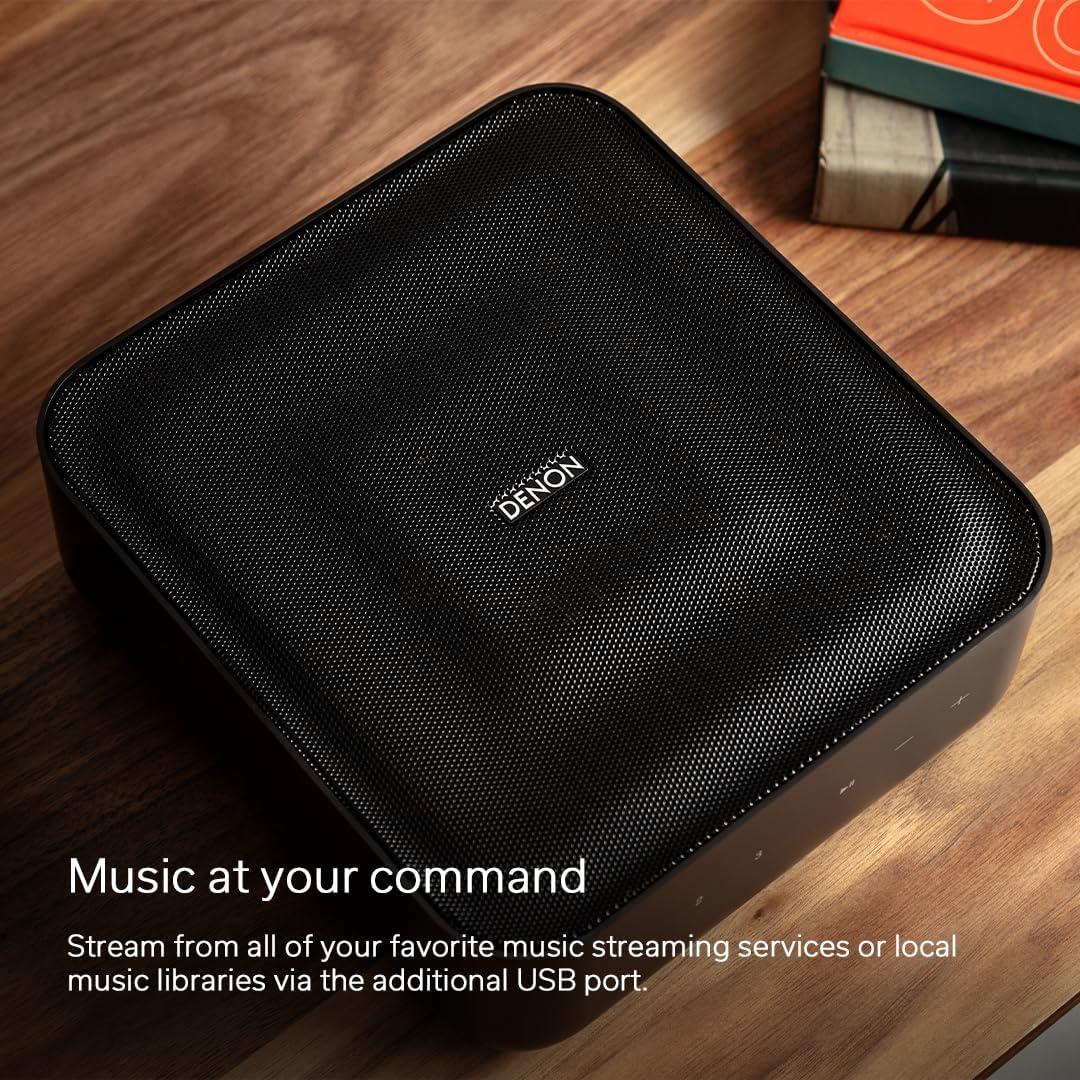 Amplificador Denon Home 100W Estéreo Compacto HEOS Bluetooth