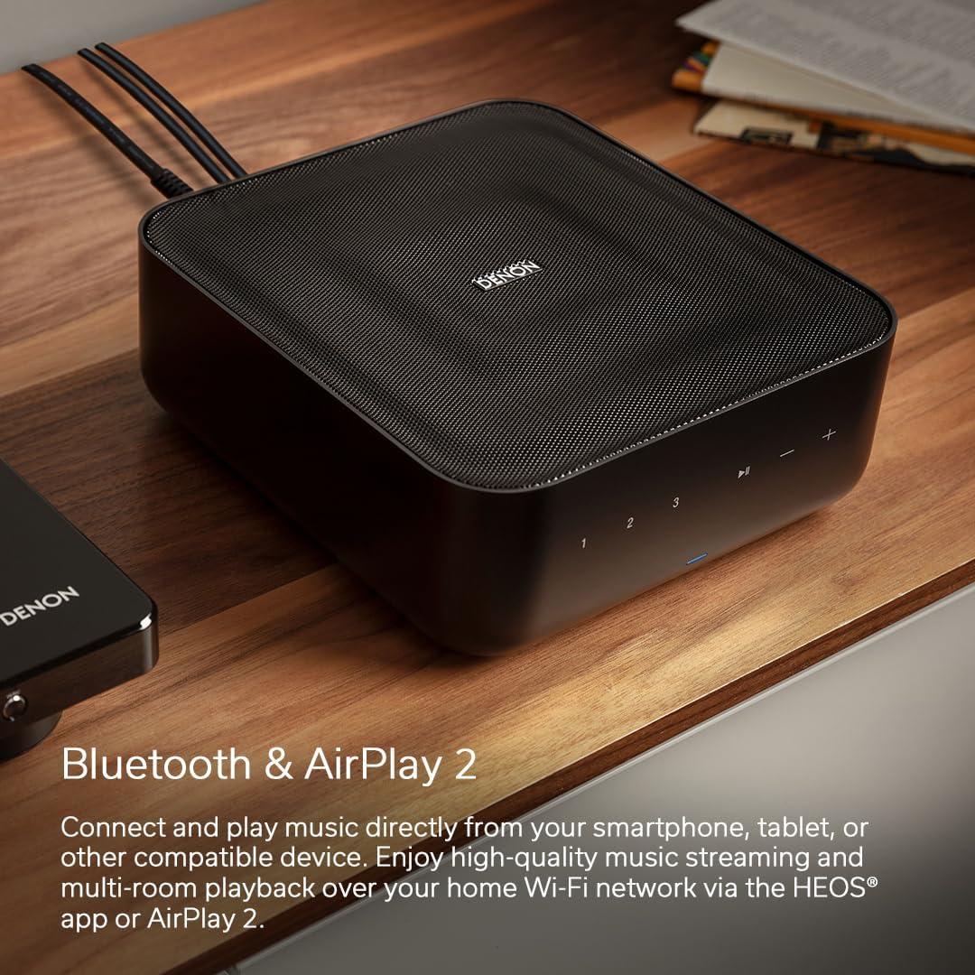 Amplificador Denon Home 100W Estéreo Compacto HEOS Bluetooth