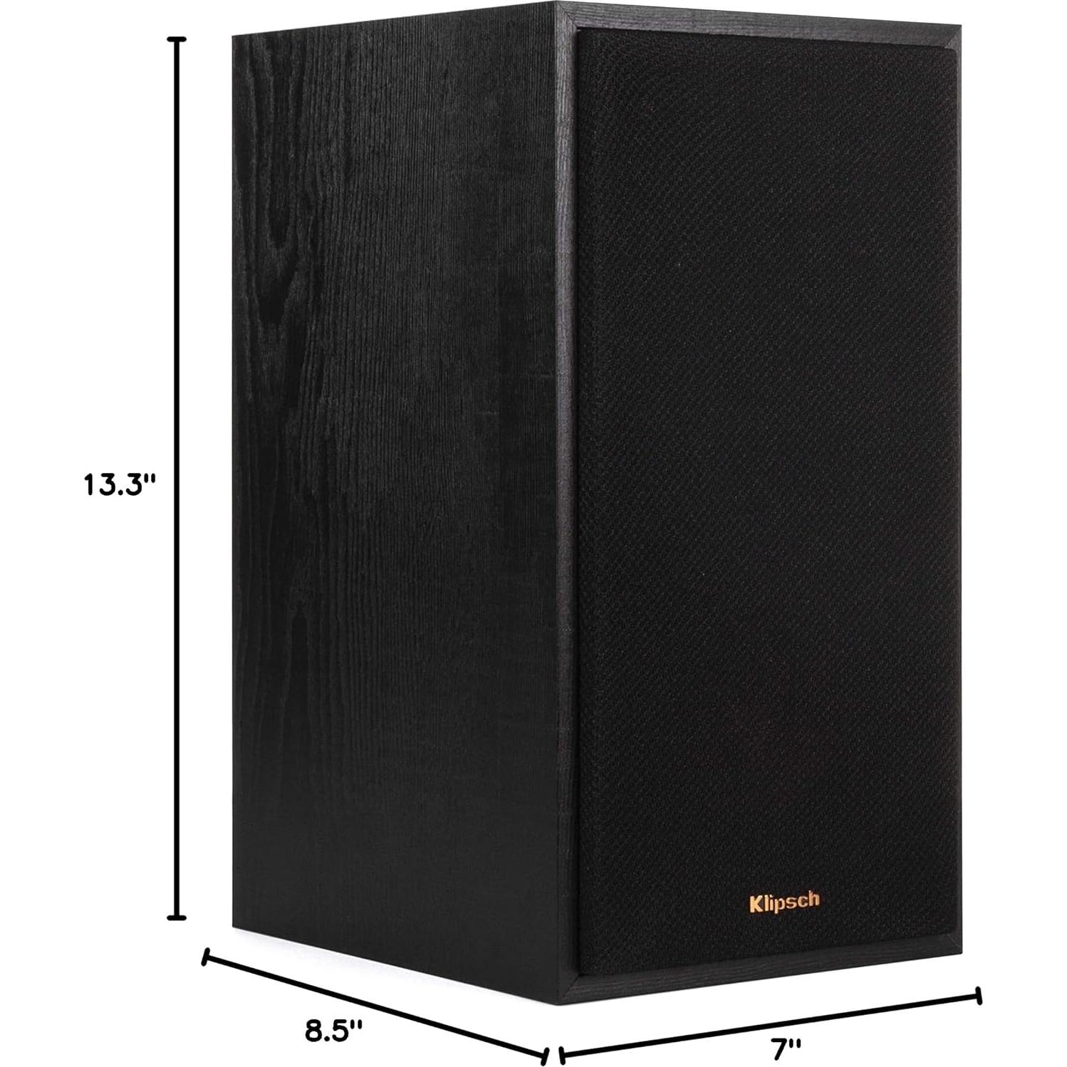 Altavoces de Estantería Klipsch R-51M, 5.25" Dual, Negro