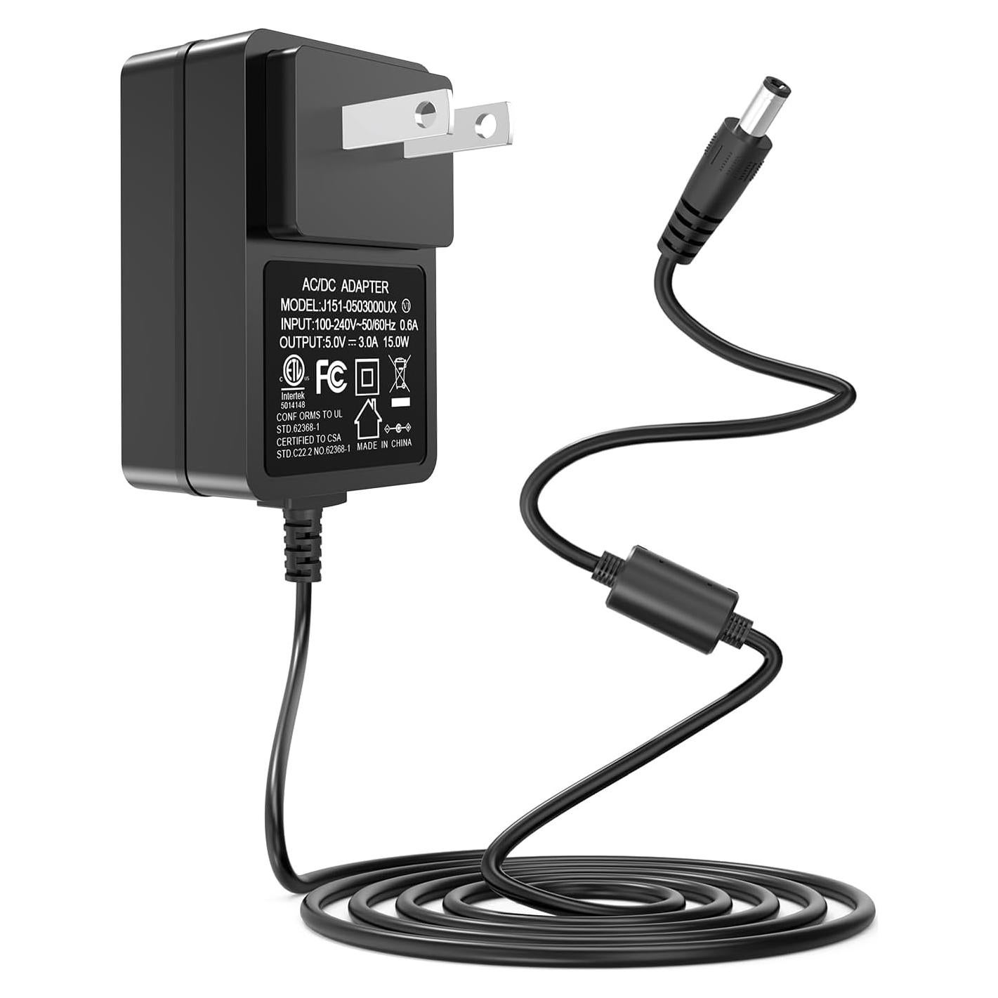 Cable de Alimentación 5V 3A para Tocadiscos Crosley Cruiser Plus