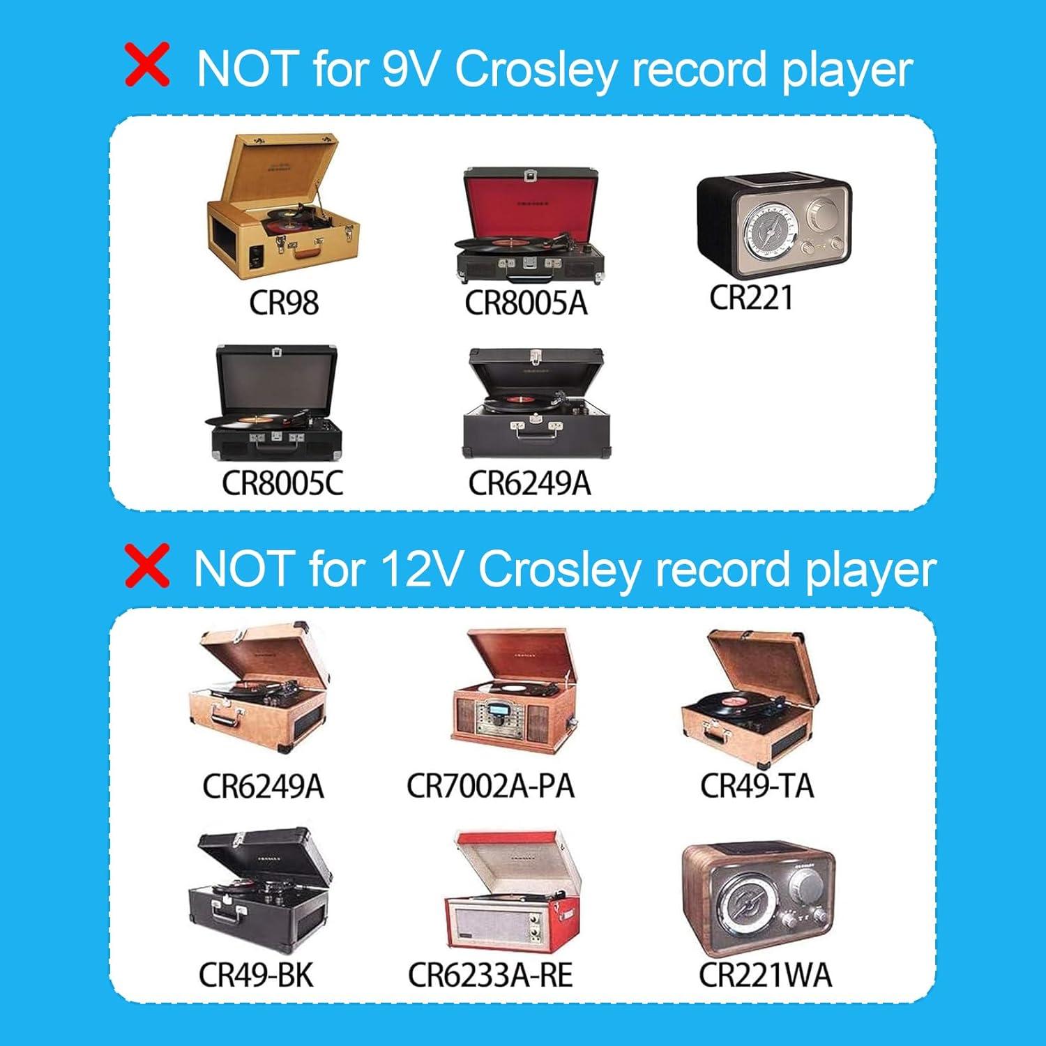 Cable de Alimentación 5V 3A para Tocadiscos Crosley Cruiser Plus