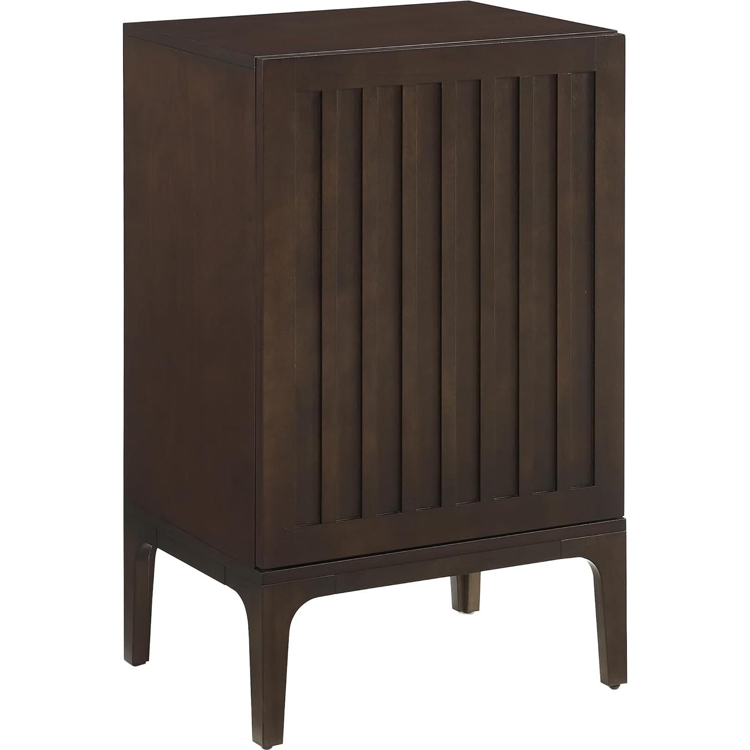 Soporte para Tocadiscos Crosley Asher con Almacenamiento para 75 Discos