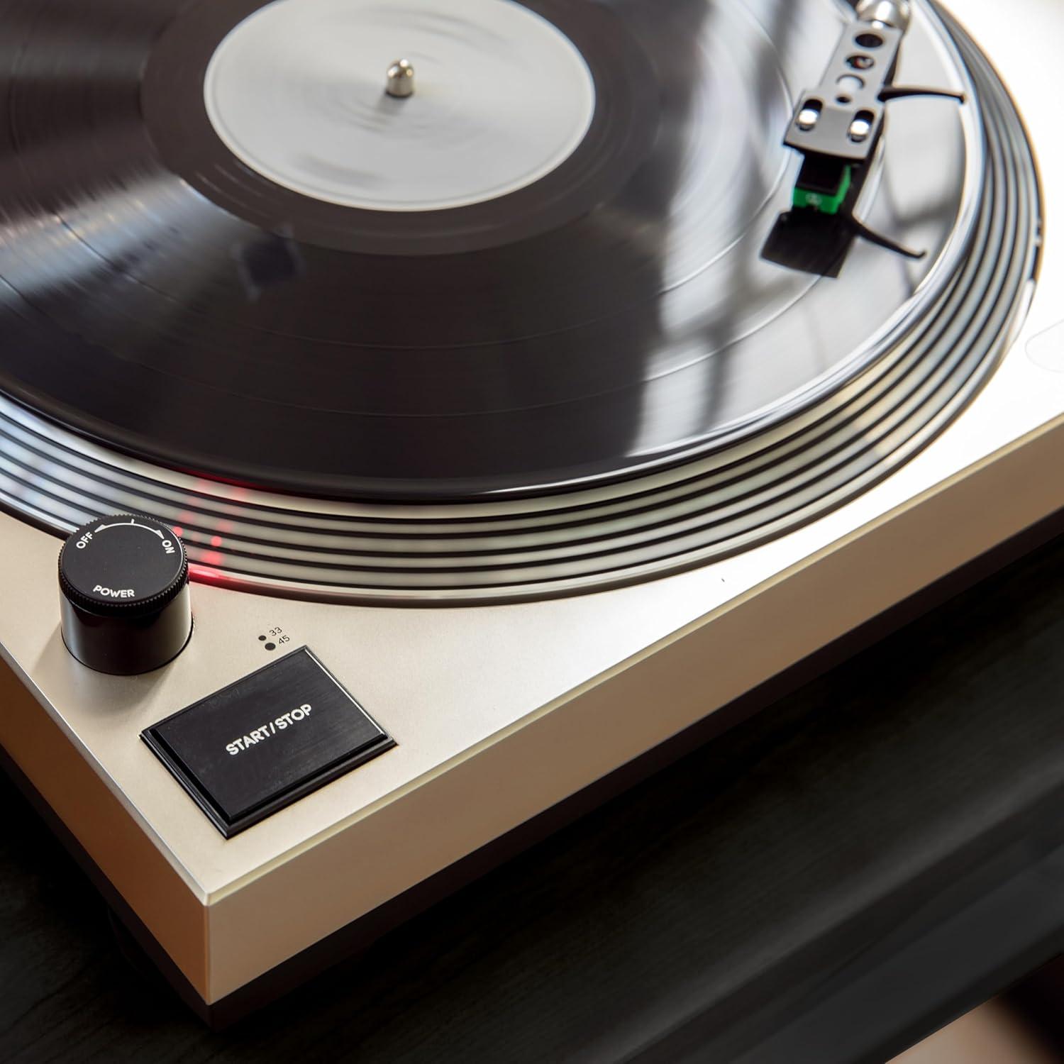 Tocadiscos Bluetooth Crosley C100BT-CP con Contrapeso Ajustable