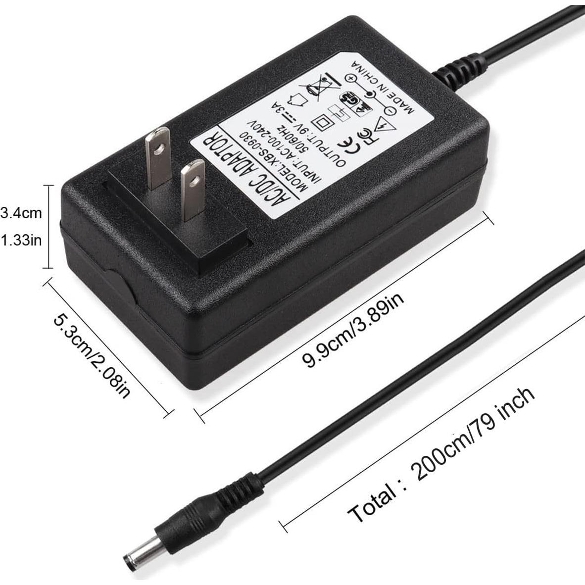 Adaptador de CA 9V AlloverPower para Tocadiscos Crosley