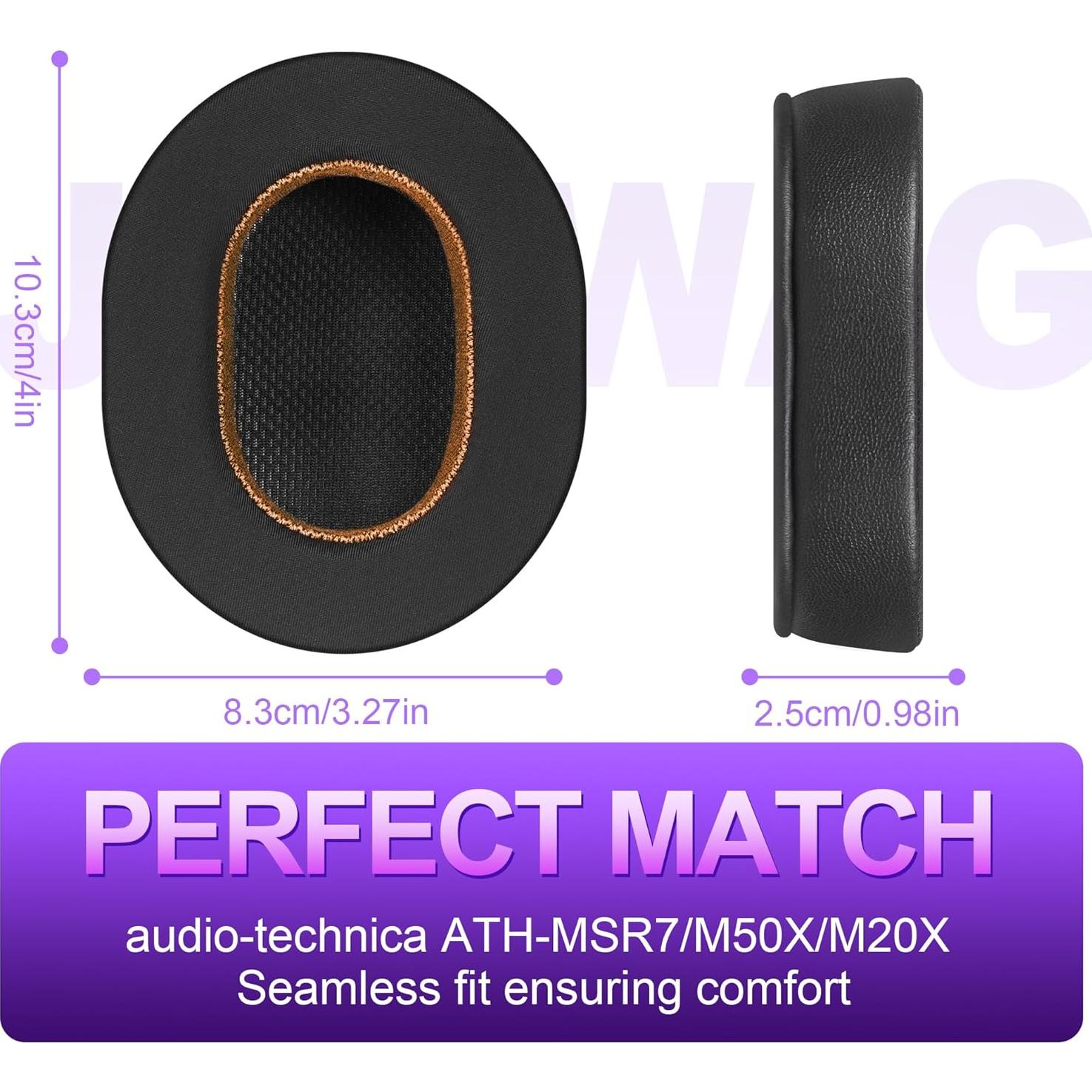 Almohadillas de Reemplazo Jomwag para Audio-Technica ATH-MSR7/M50X