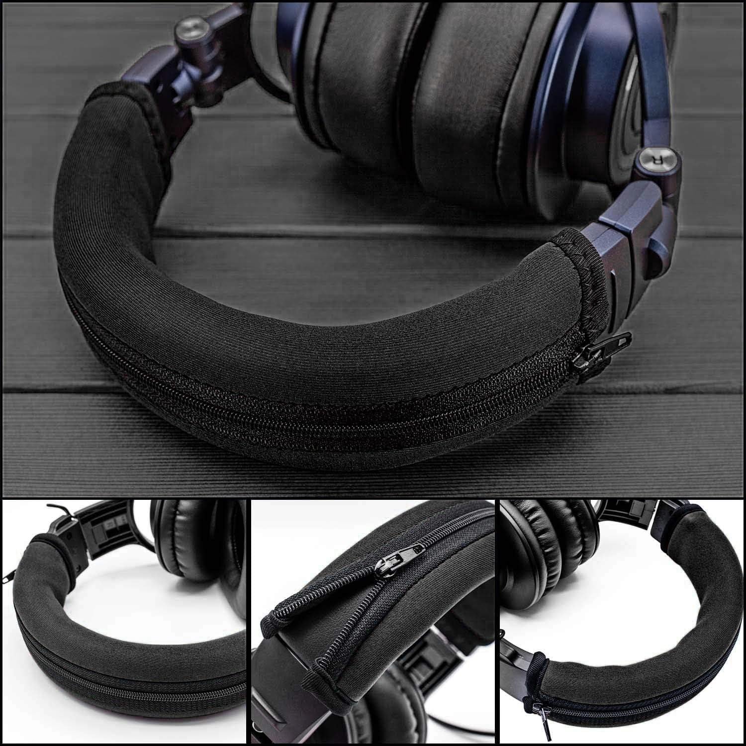 Cubierta de Diadema Reemplazo Audio Technica M30 M40 M50 Negro