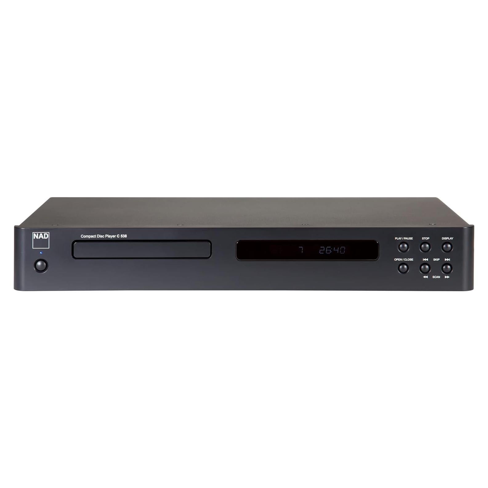 Reproductor de CD NAD C 538 - DAC Wolfson 24 bits, control remoto