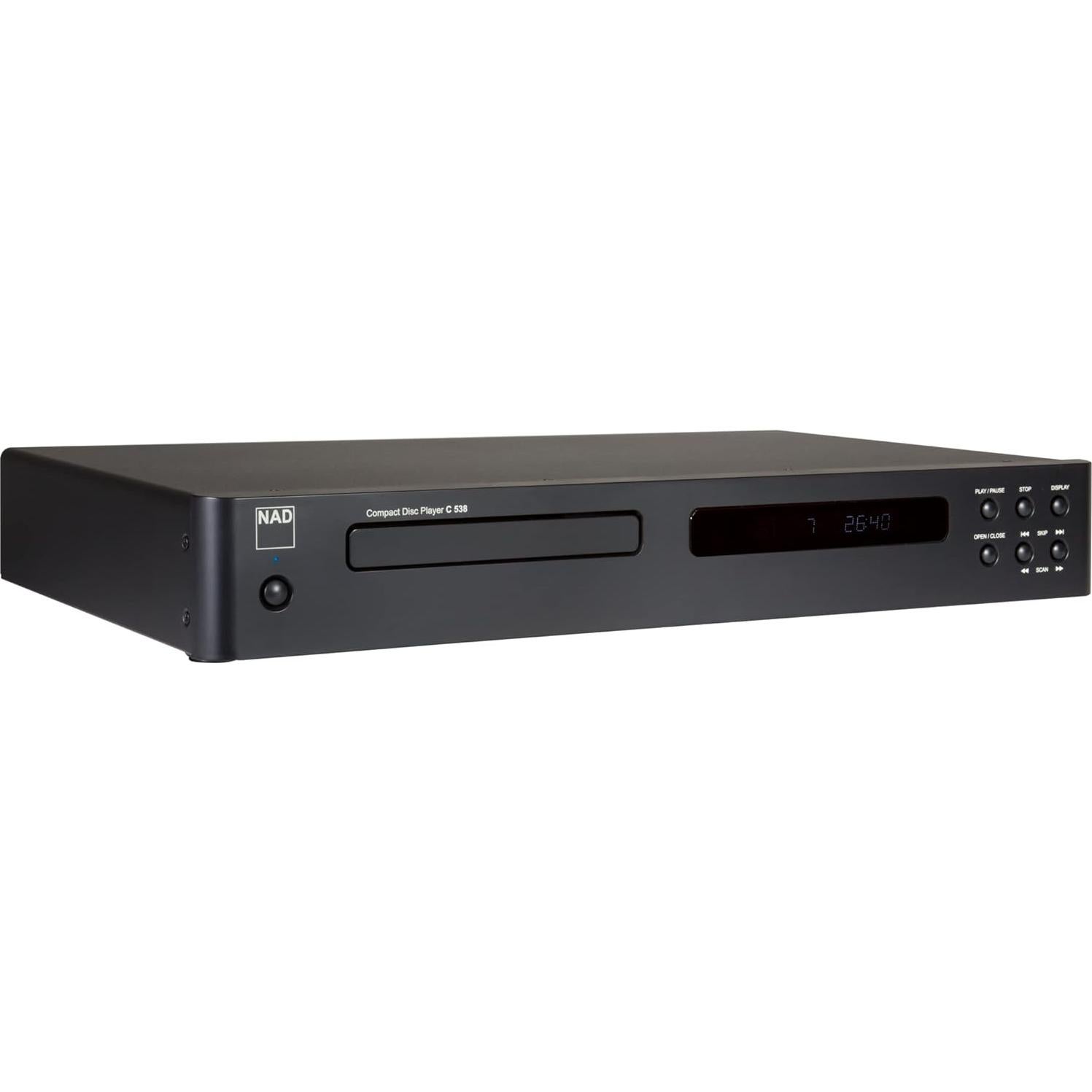Reproductor de CD NAD C 538 - DAC Wolfson 24 bits, control remoto
