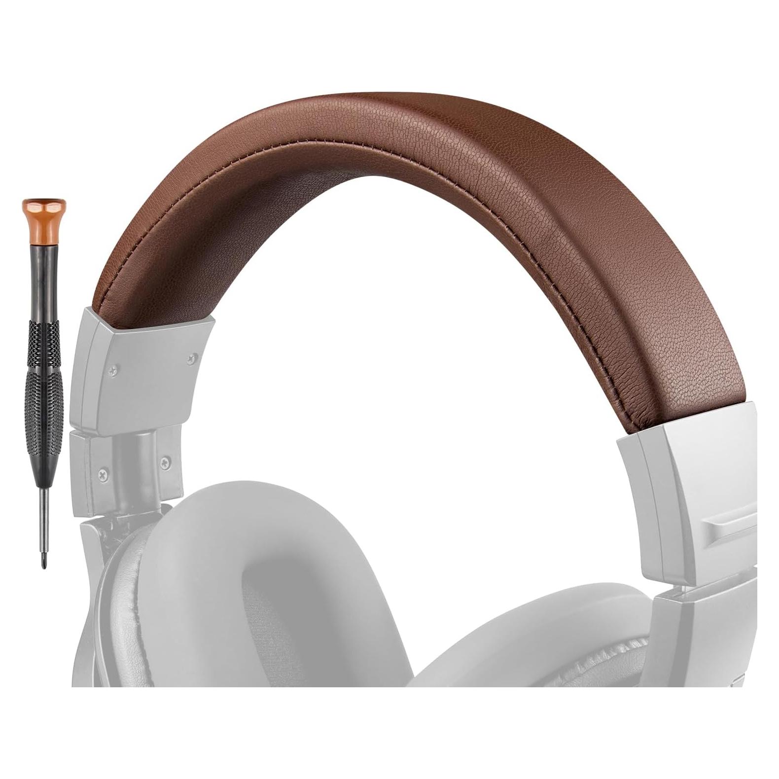 Funda de diadema SOULWIT para auriculares Audio Technica ATH M40/M40X - Café