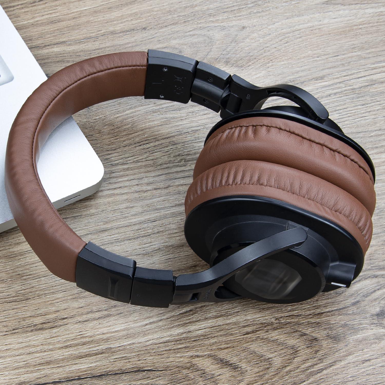 Funda de diadema SOULWIT para auriculares Audio Technica ATH M40/M40X - Café