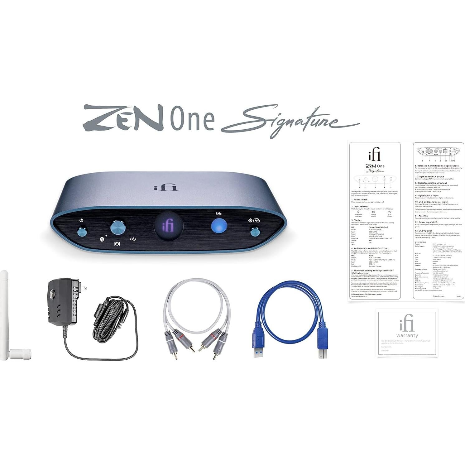 DAC IFI Zen ONE Signature - Centro multimedia Bluetooth 5.1
