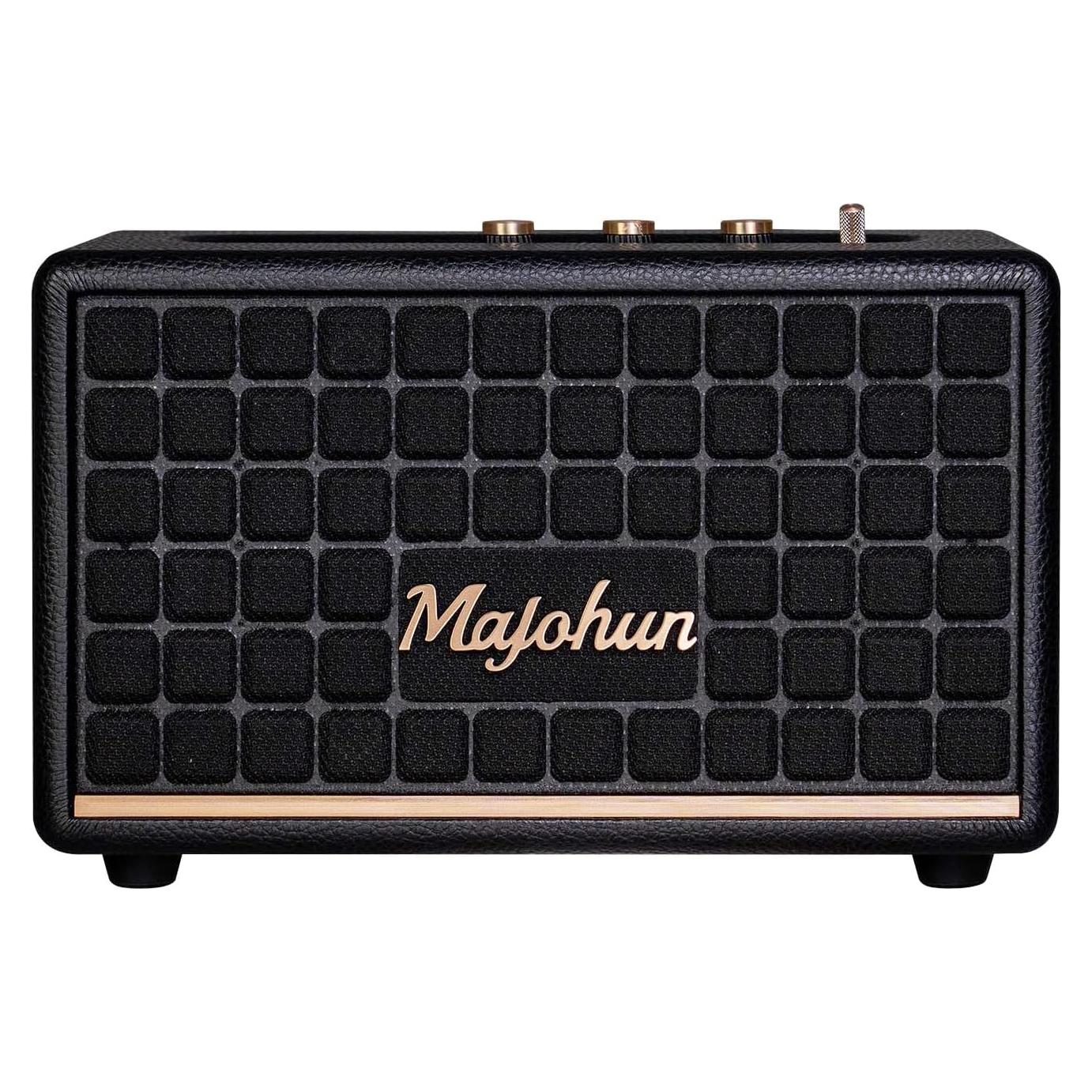 Altavoz Bluetooth Majohun 100W Inalámbrico de Madera Negro