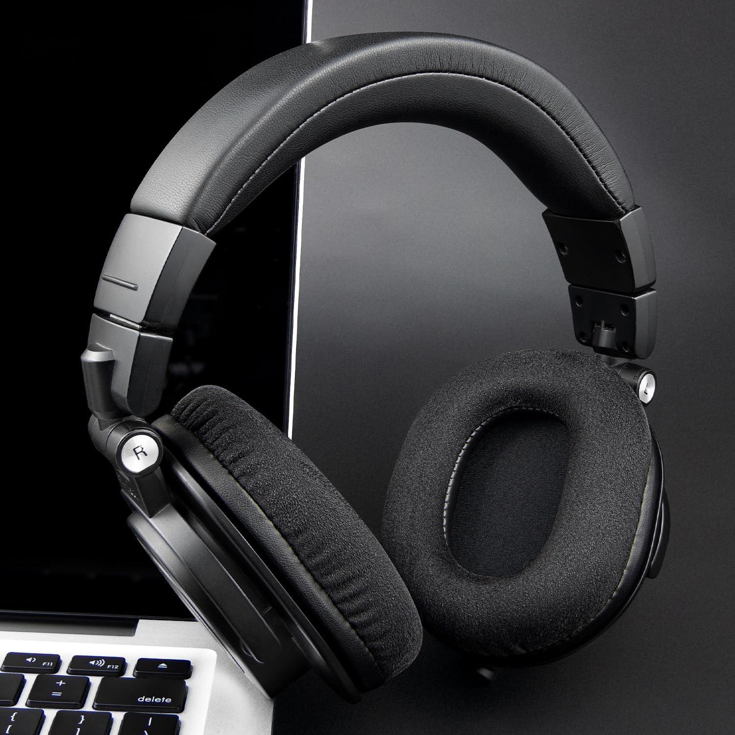 Almohadillas de Reemplazo SOULWIT para Auriculares Audio Technica M50X