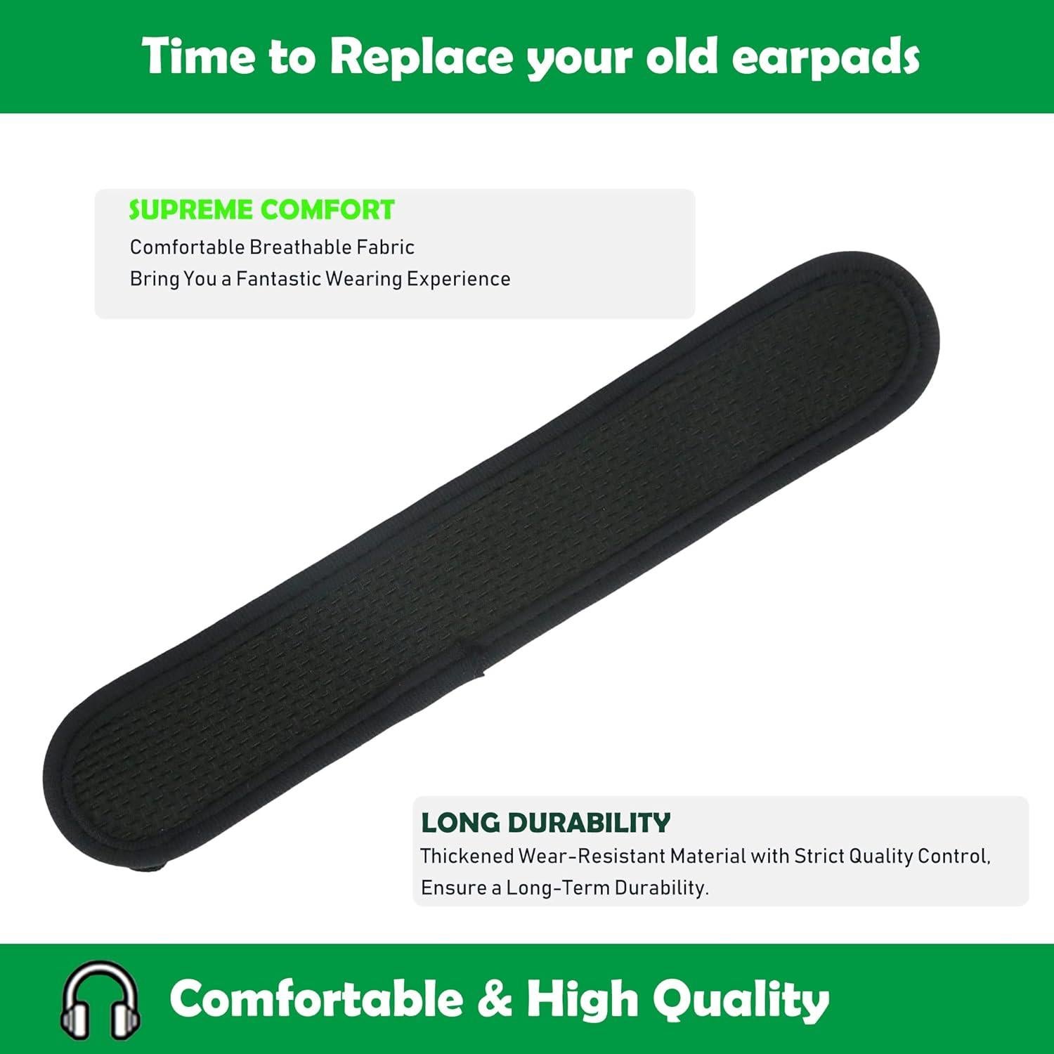 Cabezal de Reemplazo ACCOUTA para Auriculares Audio Technica M30 M40 M50 M50X Tela Transpirable