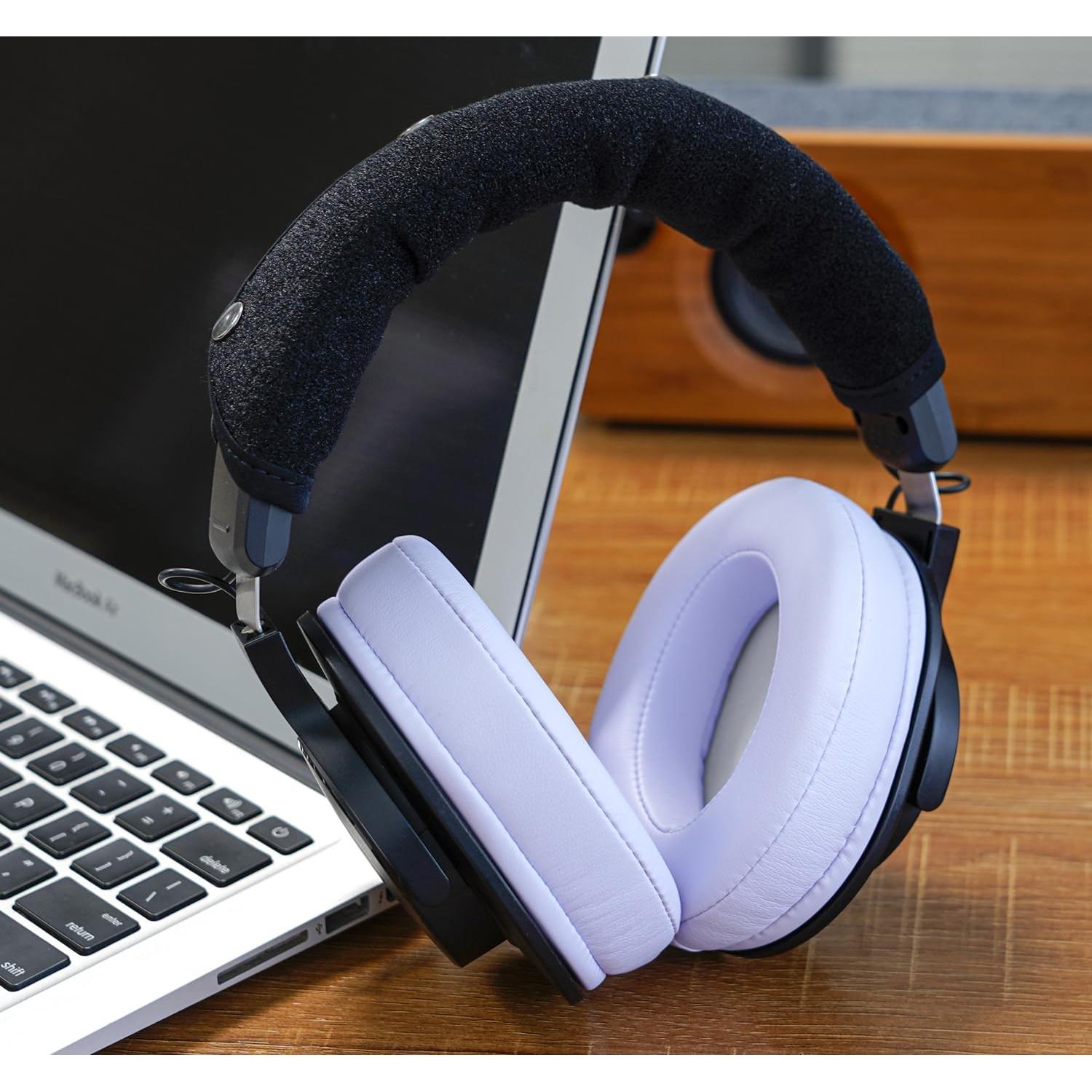 Almohadillas de Reemplazo GEVO para Audio Technica M50X/M40X - Púrpura