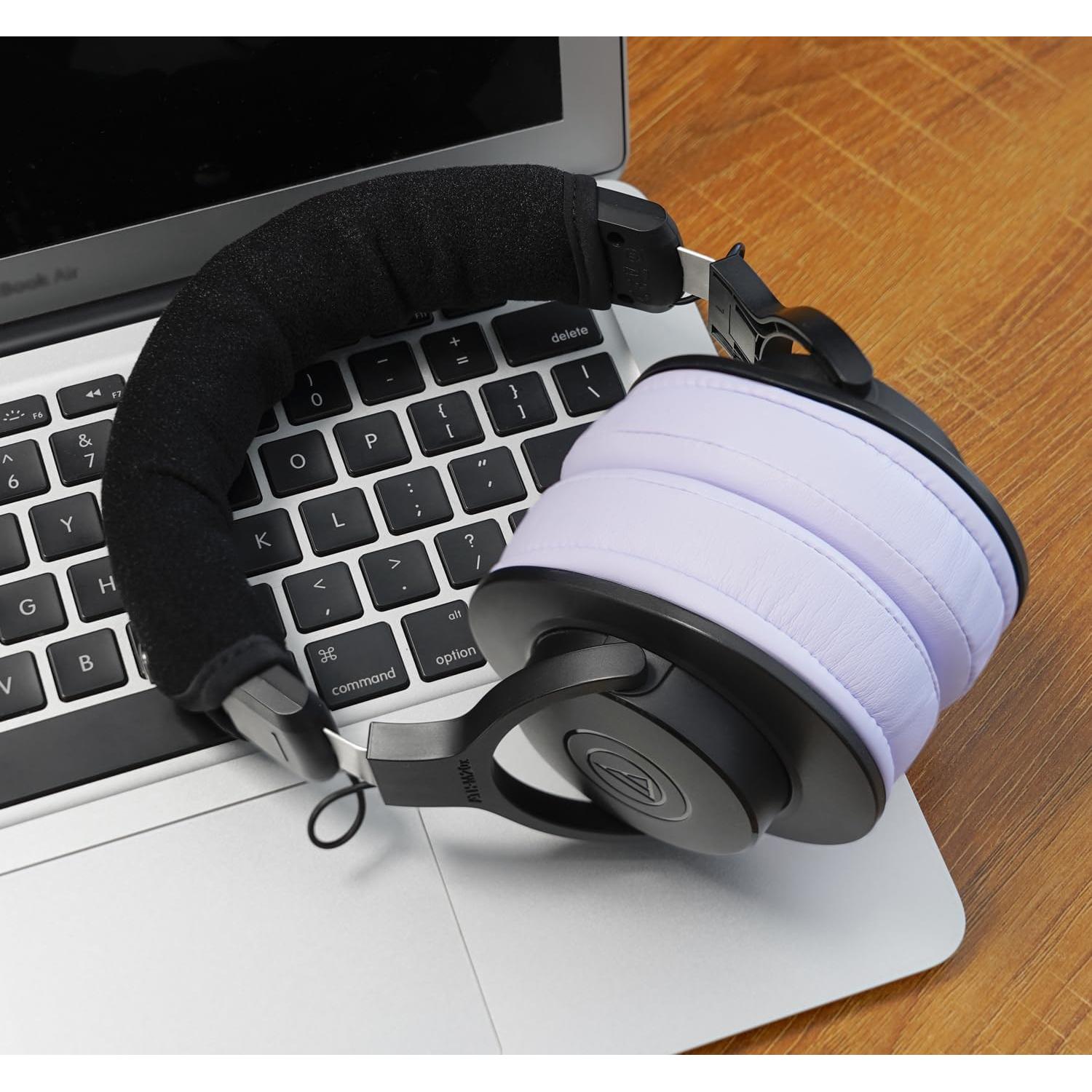 Almohadillas de Reemplazo GEVO para Audio Technica M50X/M40X - Púrpura