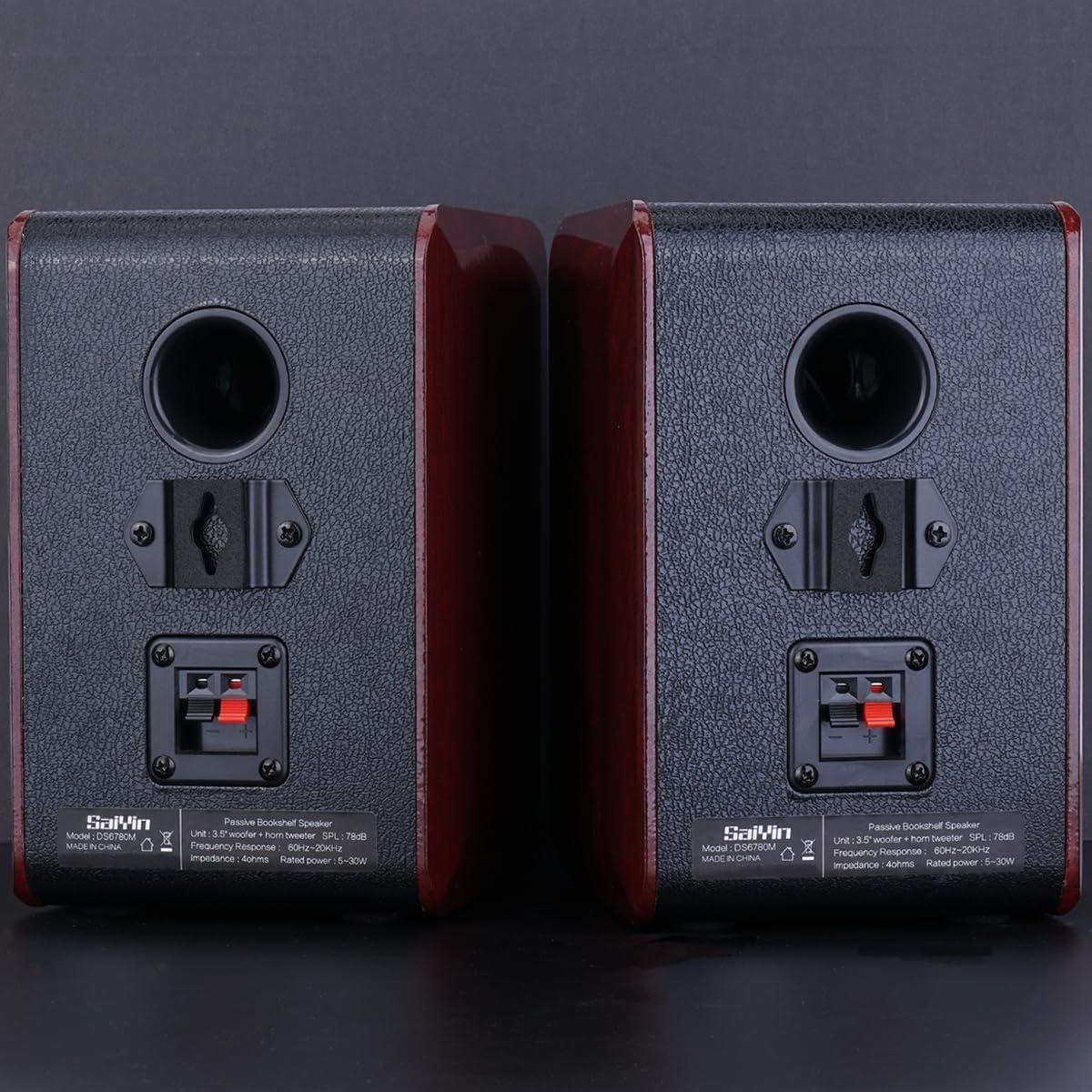 Altavoces Pasivos Saiyin DS6780M para Estantería 4 Ohmios