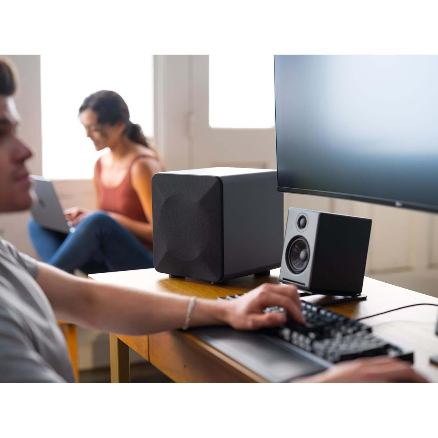 Altavoces Inalámbricos Audioengine HD4 120W Bluetooth Blanco