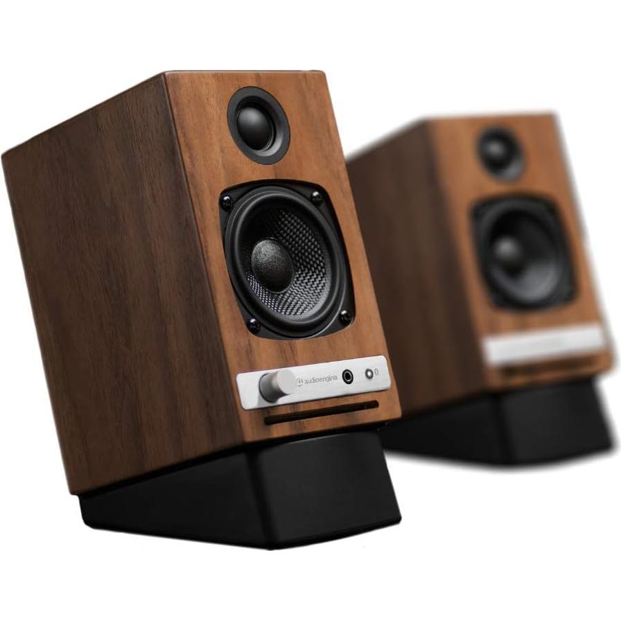 Altavoces de Estantería Audioengine A2-HD Blancos con Soportes DS1