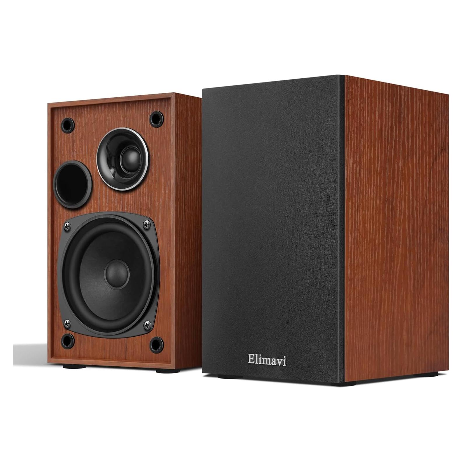 Altavoces de Estantería Pasivos Elimavi MM-D2 4" Madera