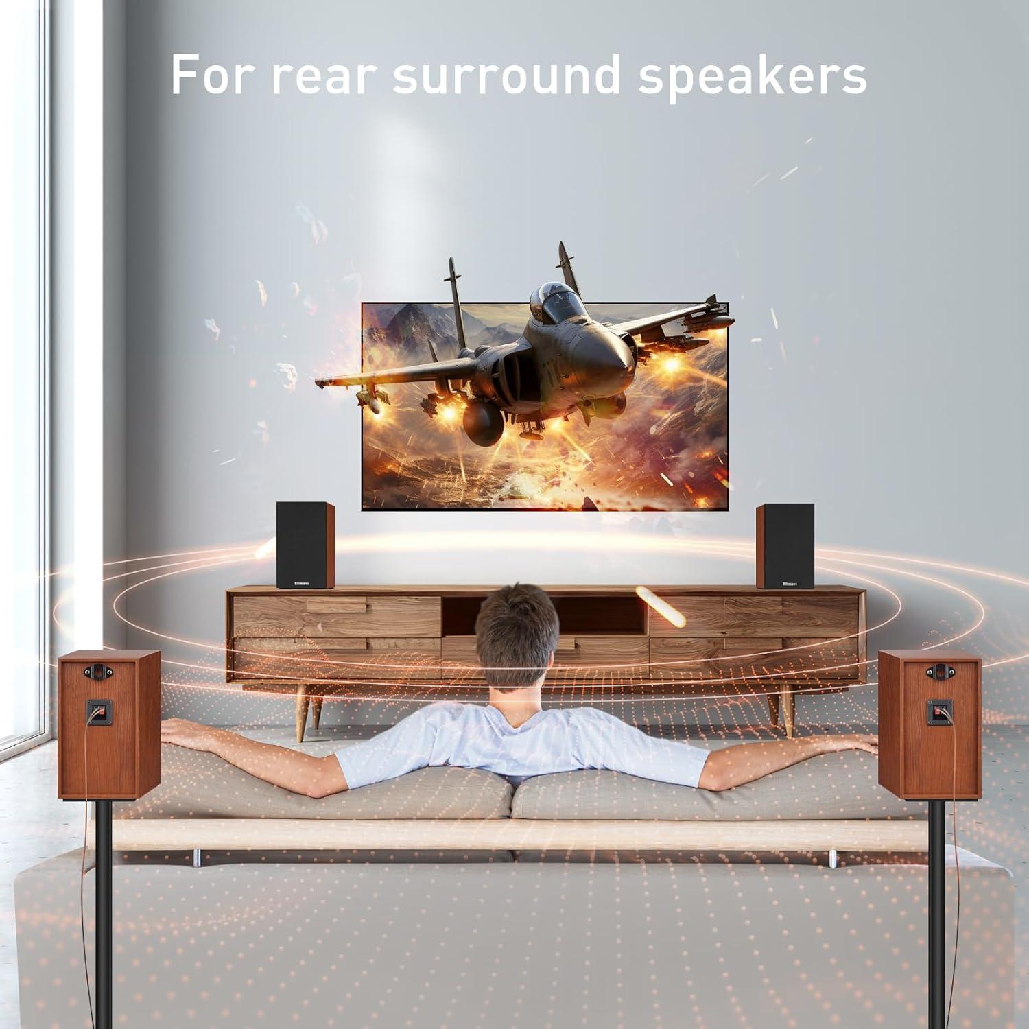 Altavoces de Estantería Pasivos Elimavi MM-D2 4" Madera