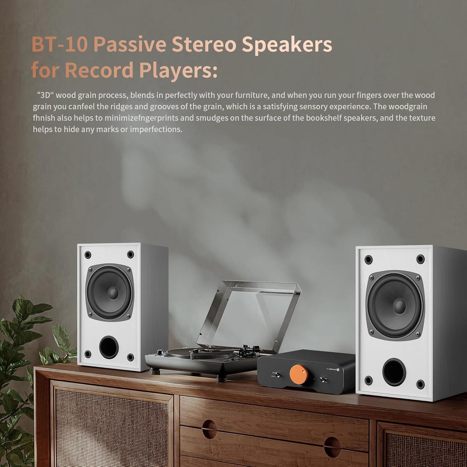 Altavoces Pasivos de Estantería Elimavi BT-10 30W Blanco