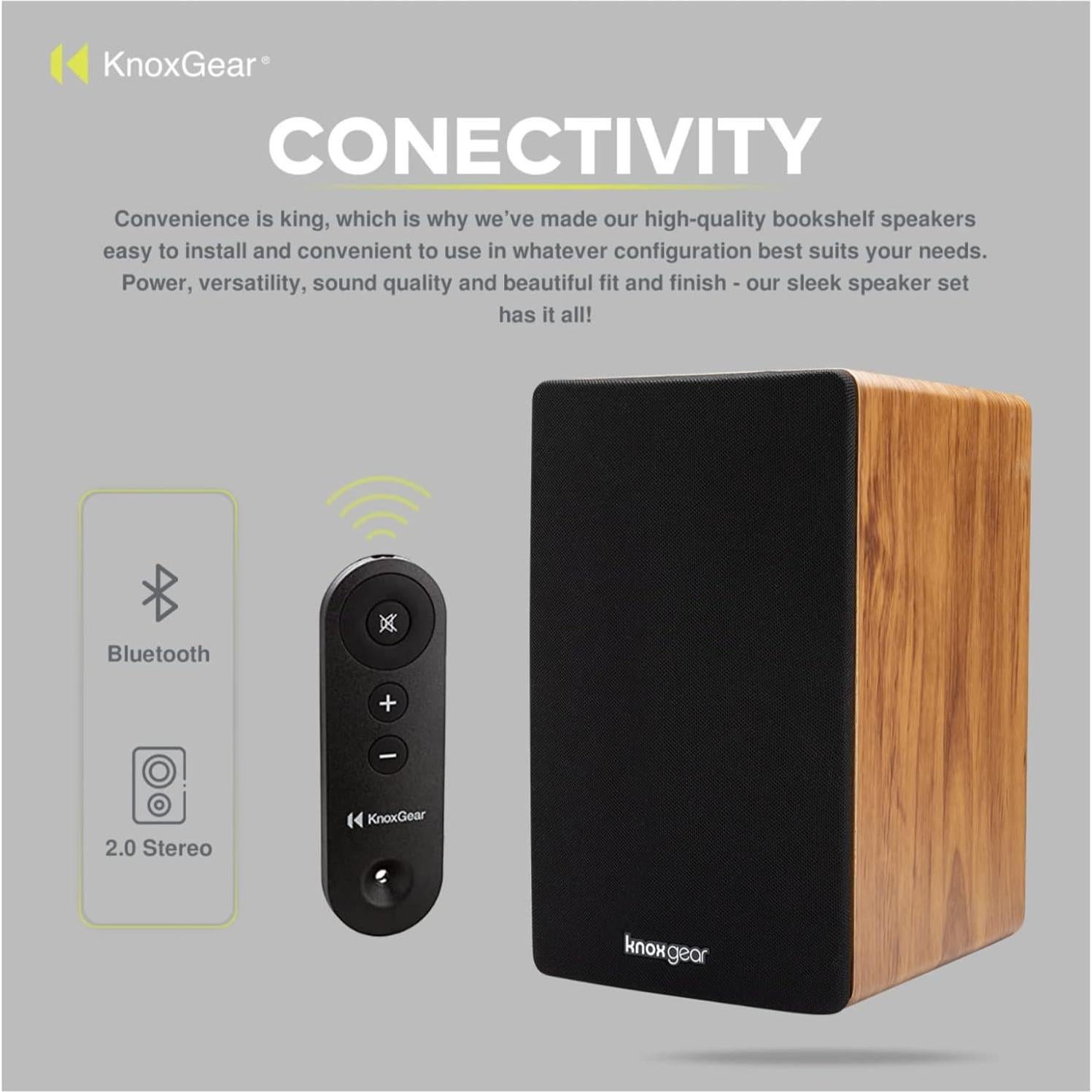 Altavoces de Estantería Knox Gear LP1 Bluetooth 30W 2.0