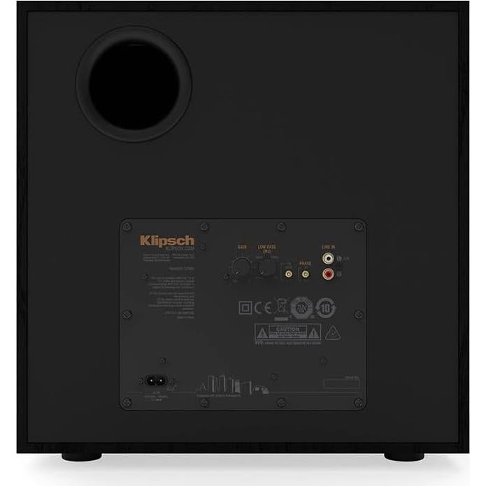 Subwoofer Klipsch R-121SW 30.5 cm Amplificador Digital Negro