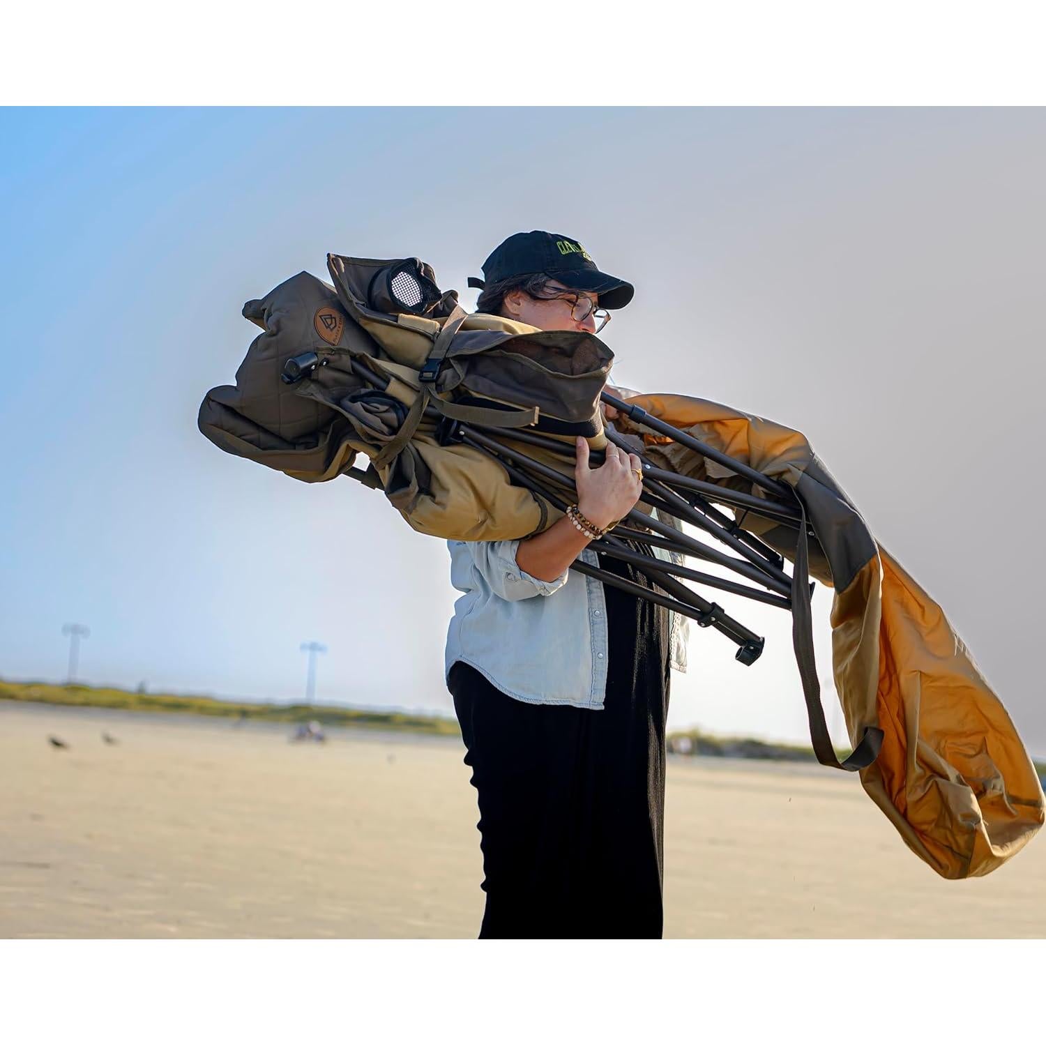 Silla de Camping Plegable Black Sierra Big Bear XL 400 lbs