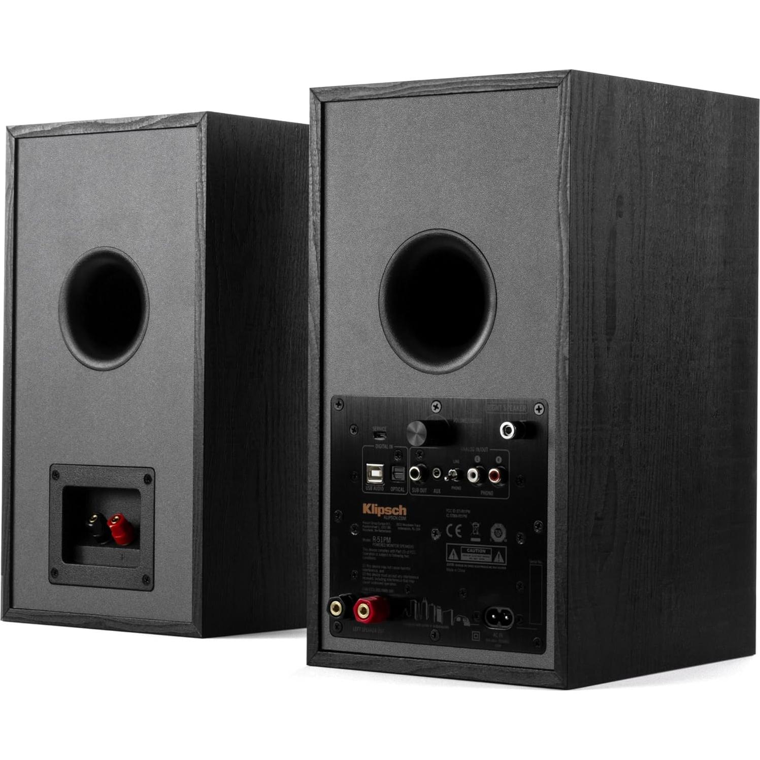 Sistema de Audio 2.1 Klipsch R-51PM + Subwoofer R-80SWi 150W