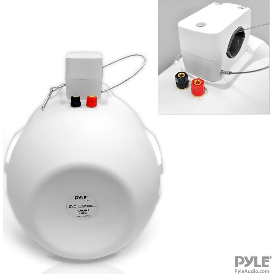 Altavoces de Torre Marinos Pyle PLMRW85 8" Impermeables 300W