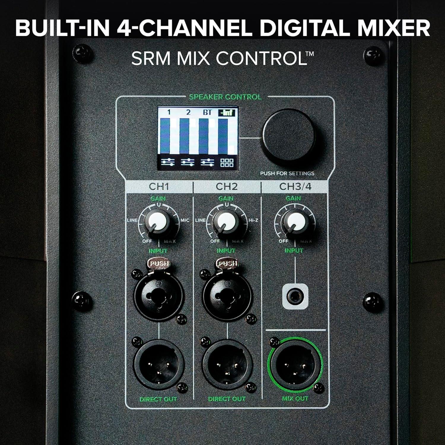 Altavoz Mackie SRM212 V-Class 12" 2000W Activo Bluetooth