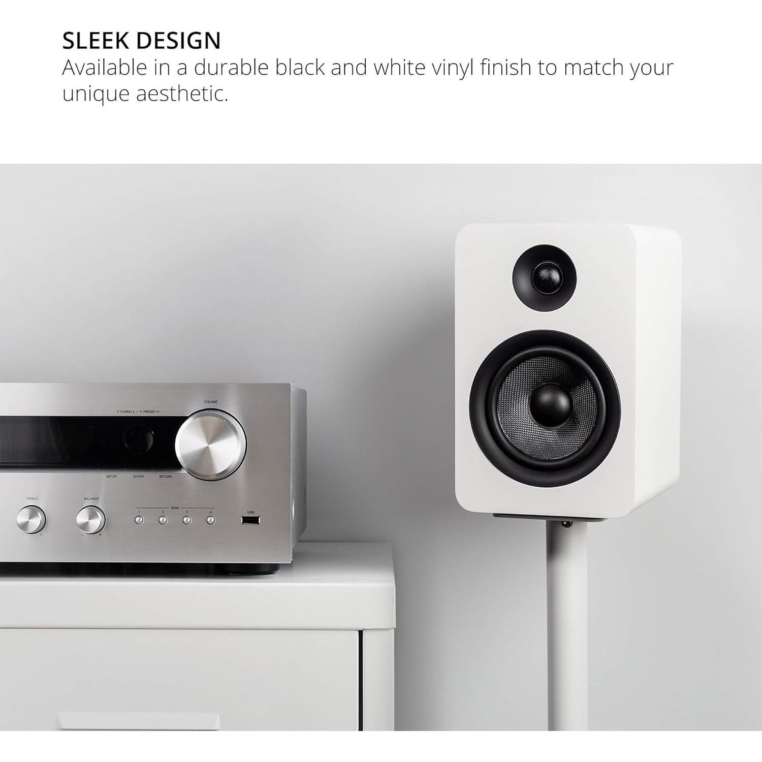 Altavoces Pasivos Kanto YU 5.25" Tweeter Seda 6 Ohmios Blanco