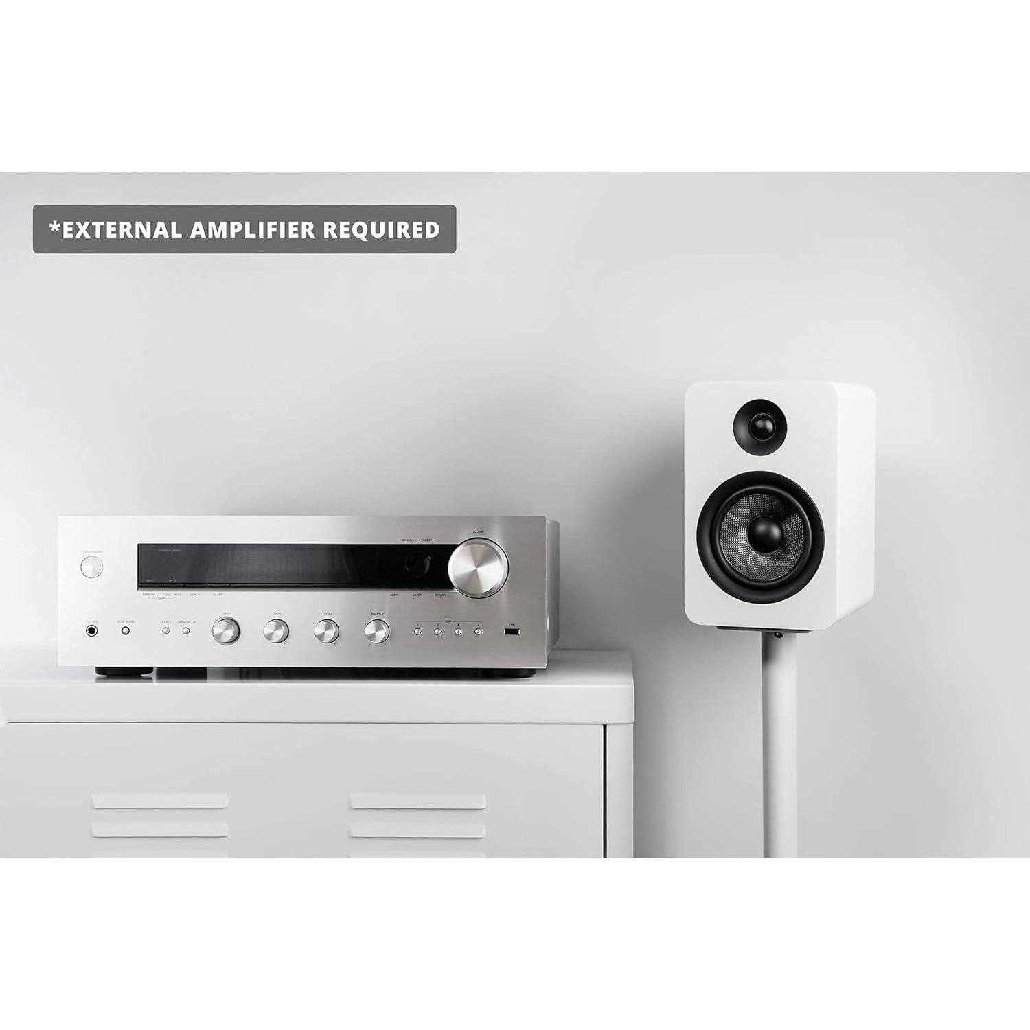 Altavoces Pasivos Kanto YU 5.25" Tweeter Seda 6 Ohmios Blanco