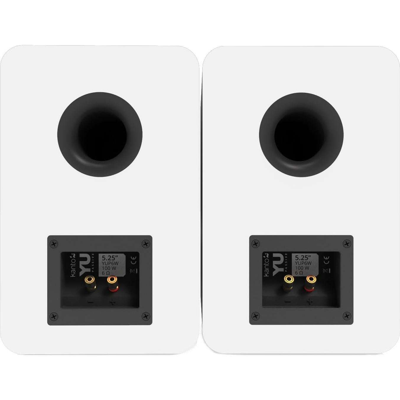 Altavoces Pasivos Kanto YU 5.25" Tweeter Seda 6 Ohmios Blanco