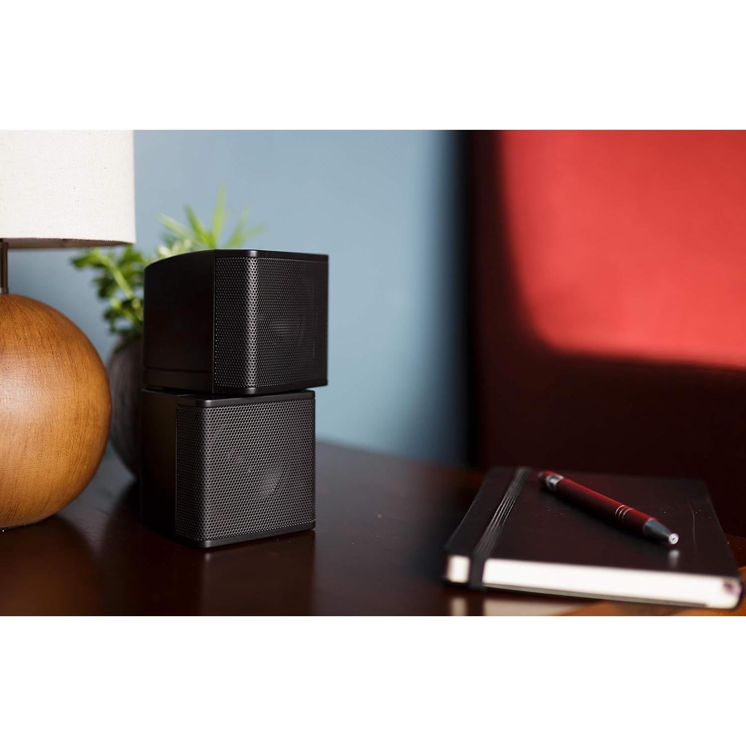 Altavoces Mini Cubo Pure Resonance Audio MC2.5B - 15W (Par, Negro)