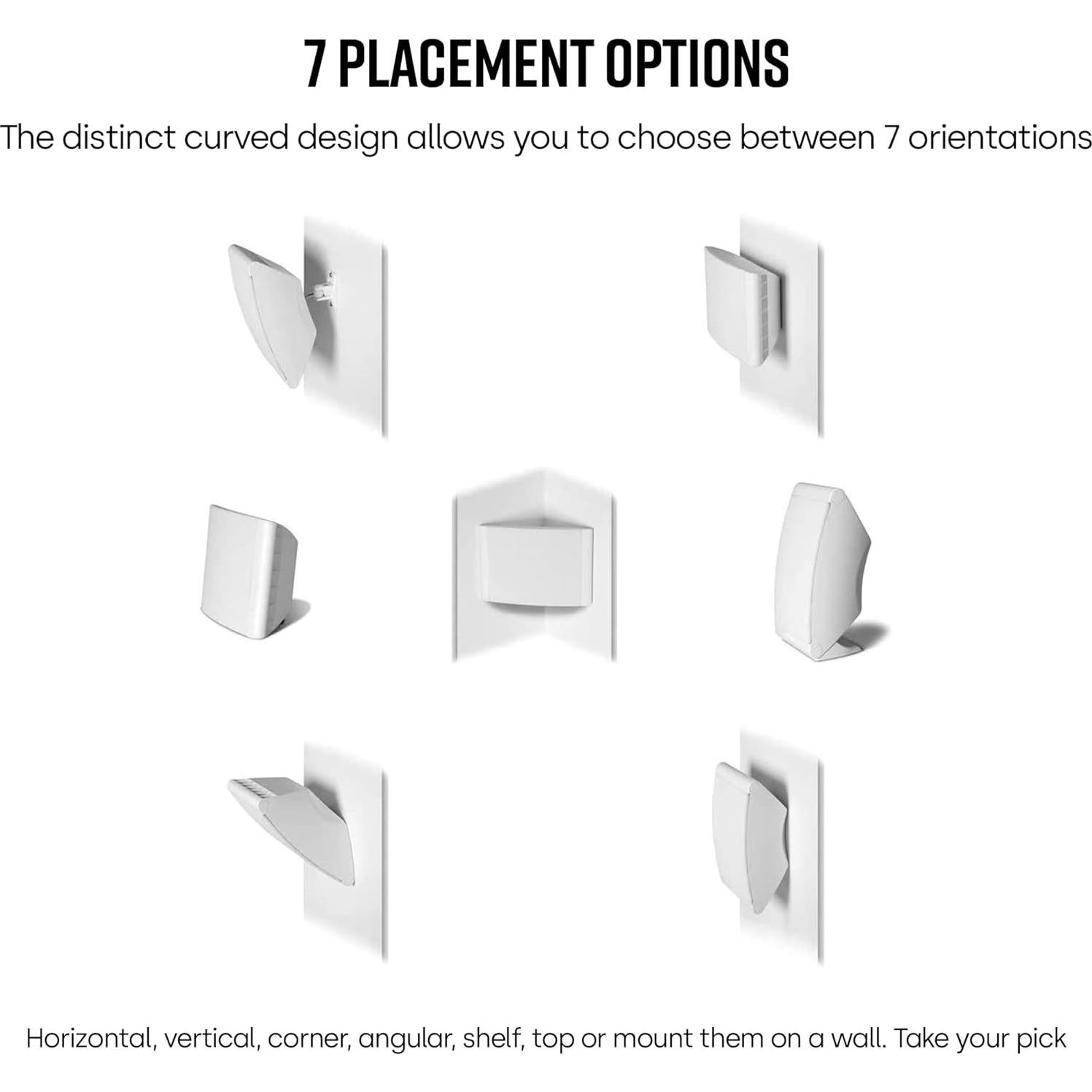 Altavoces de pared Polk Audio OWM3 - Sonido envolvente, 2 unidades