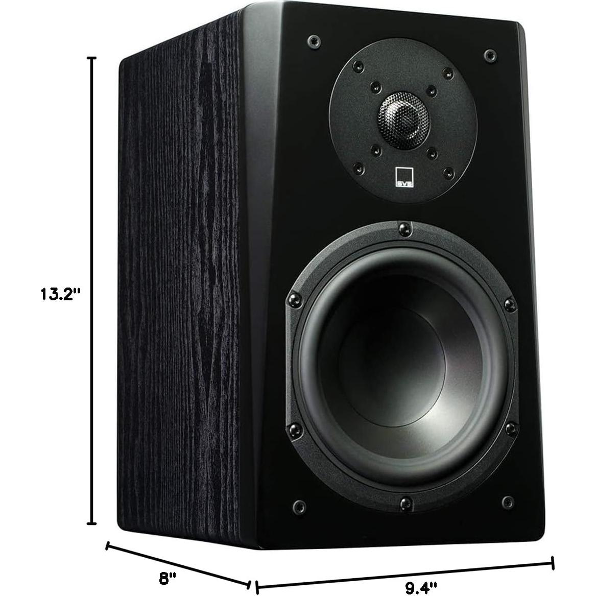 Altavoces de Estantería SVS Prime - Par 6.5" Fresno Negro