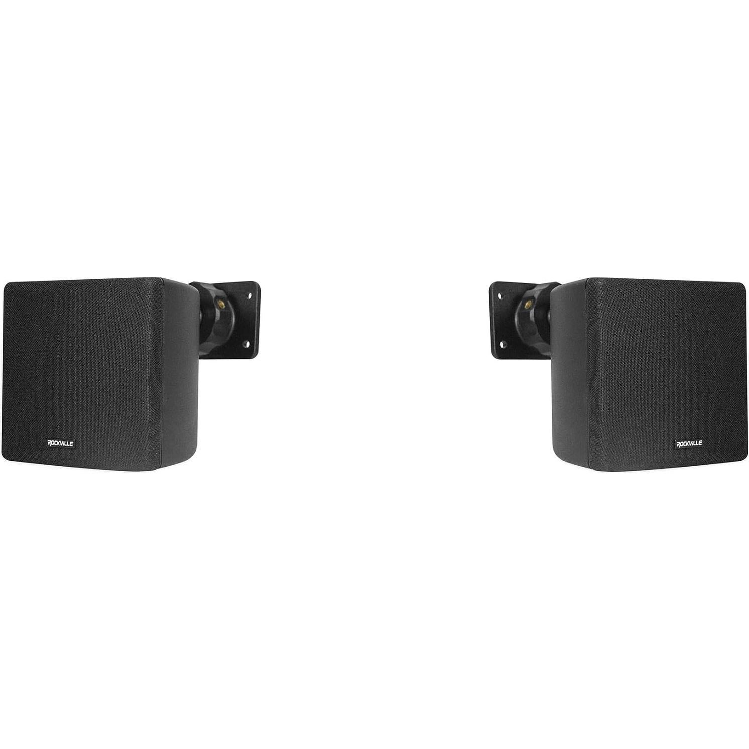Altavoces de Pared Rockville Cube Negro 30W RMS 2 Vías