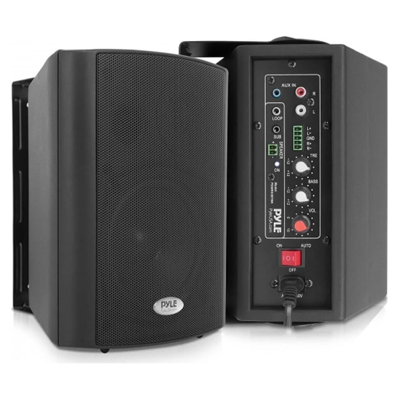 Sistema de Altavoces de Pared Pyle PDWR53BTBK - 300W, Bluetooth, 2 Vías