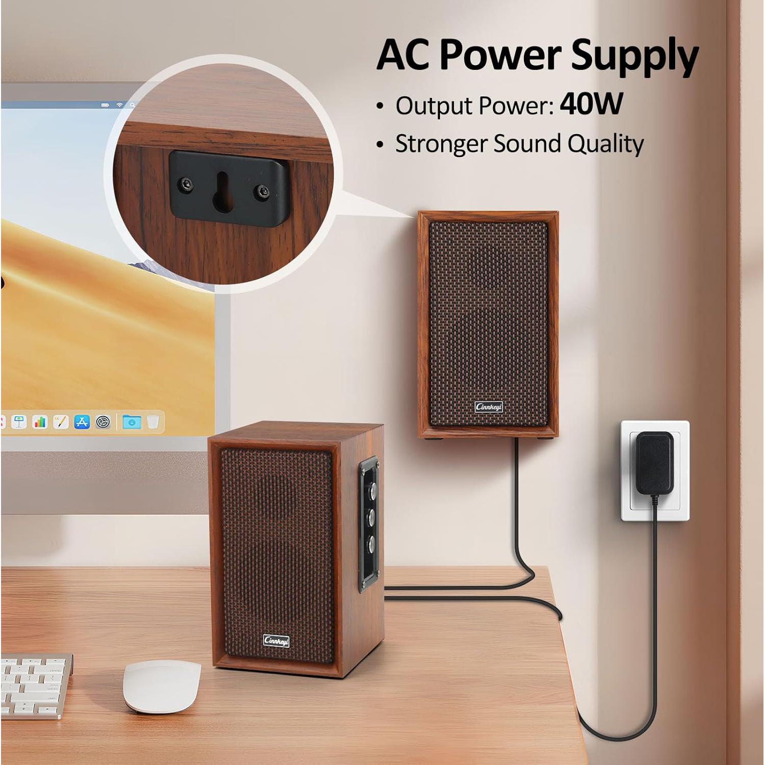 Altavoces de Estantería Bluetooth Cinnkeyi C5201 40W 8cm
