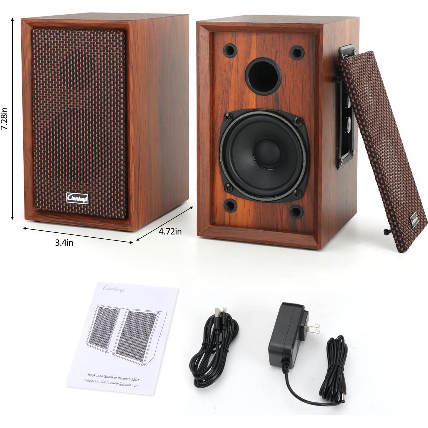 Altavoces de Estantería Bluetooth Cinnkeyi C5201 40W 8cm