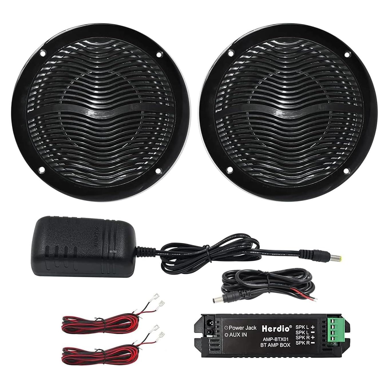 Altavoces Marinos Bluetooth Herdio HMS-6005 6.5" 120W Par