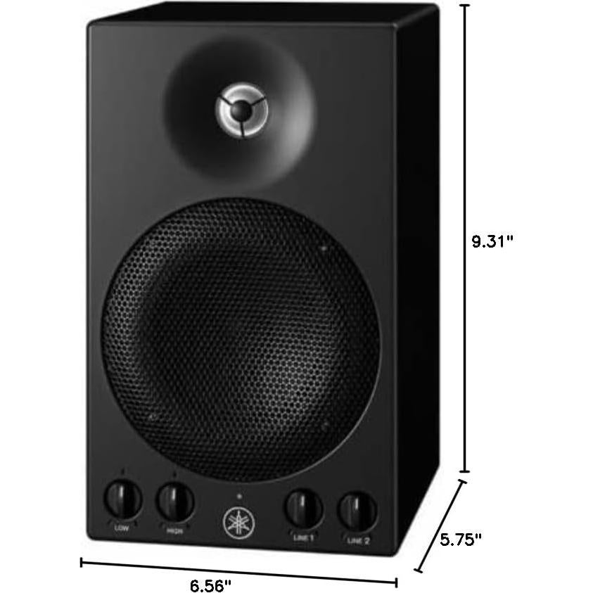Monitor de Estudio Activo Yamaha MSP3A 22W Woofer 4"